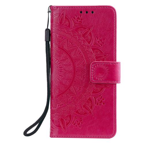 Shop4 - Samsung Galaxy S20 Plus Hoesje - Wallet Case Mandala Patroon Roze