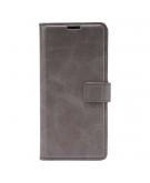 Shop4 - Samsung Galaxy S21 Hoesje - Wallet Case Business Grijs