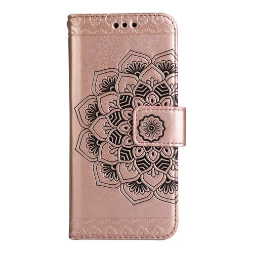 Shop4 - Samsung Galaxy S8 Hoesje - Wallet Case Vintage Mandala Rosé Goud