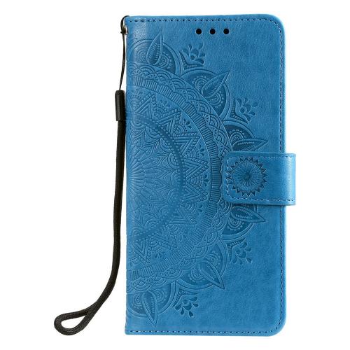 Shop4 - Xiaomi Mi 9T Hoesje - Wallet Case Mandala Patroon Blauw