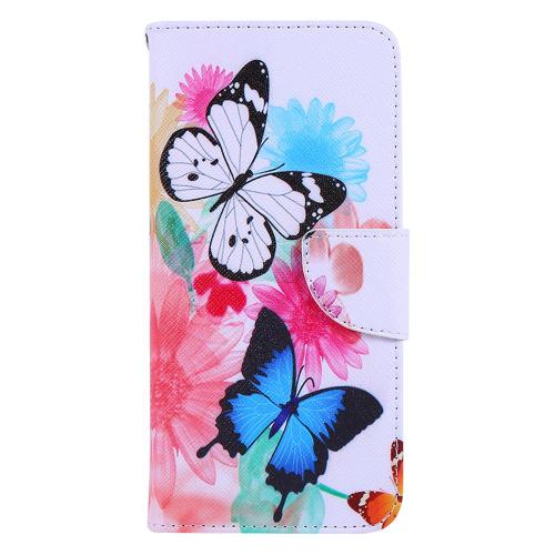 Shop4 - Xiaomi Mi Note 10 Hoesje - Wallet Case Gekleurde Vlinders