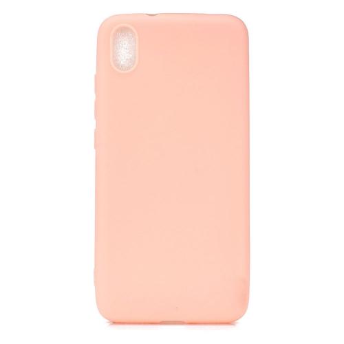 Shop4 - Xiaomi Redmi 7A Hoesje - Zachte Back Case Mat Roze