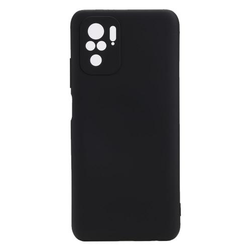 Shop4 - Xiaomi Redmi Note 10 Hoesje - Zachte Back Case Mat Zwart