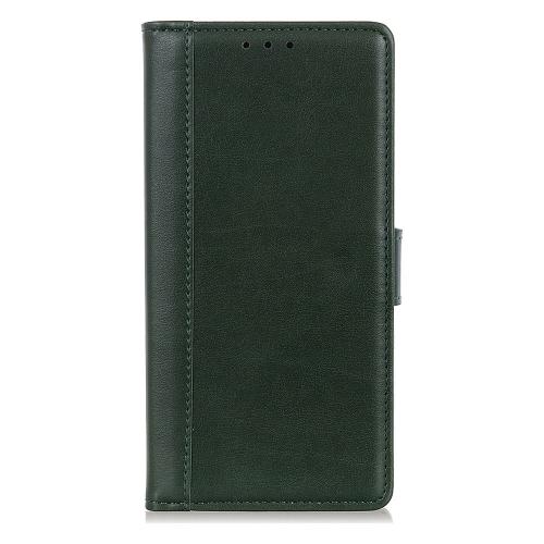 Shop4 - Xiaomi Redmi Note 10s Hoesje - Wallet Case Grain Groen