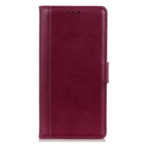 Shop4 - Xiaomi Redmi Note 10s Hoesje - Wallet Case Grain Rood