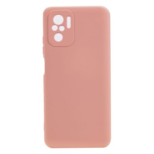 Shop4 - Xiaomi Redmi Note 10s Hoesje - Zachte Back Case Mat Licht Roze