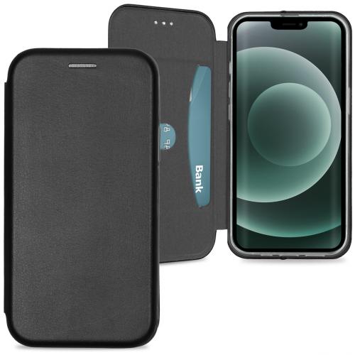 Slim Folio Booktype voor de iPhone 13 Mini - Zwart