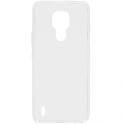 Softcase Backcover voor de Motorola Moto E7 - Transparant
