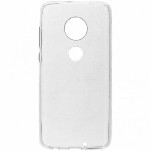 Softcase Backcover voor de Motorola Moto G7 / G7 Plus - Transparant