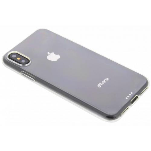 Softcase Backcover voor iPhone X / Xs - Transparant