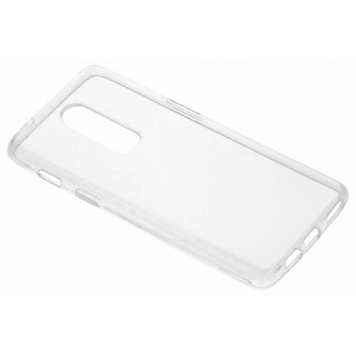 Softcase Backcover voor OnePlus 6 - Transparant