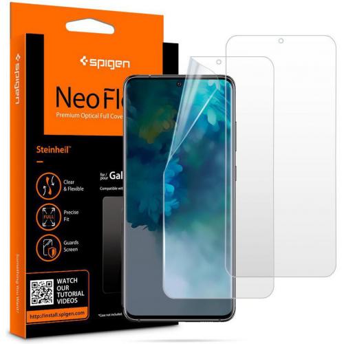 Spigen Neo Flex Screenprotector Duo Pack voor de Samsung Galaxy S20