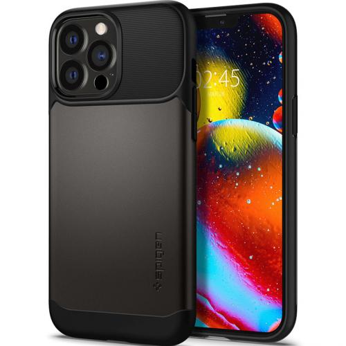 Spigen Slim Armor Backcover MagSafe voor de iPhone 13 Pro - Gunmetal