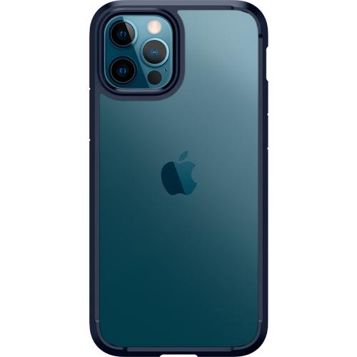 Spigen Ultra Hybrid Backcover voor de iPhone 12 (Pro) - Donkerblauw