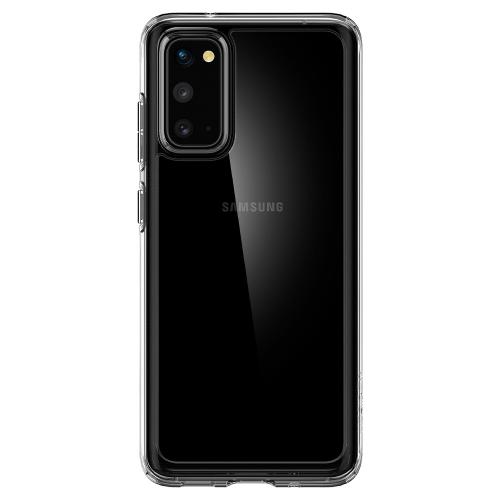 Spigen Ultra Hybrid Backcover voor de Samsung Galaxy S20 - Transparant