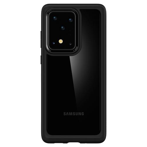 Spigen Ultra Hybrid Backcover voor de Samsung Galaxy S20 Ultra - Zwart
