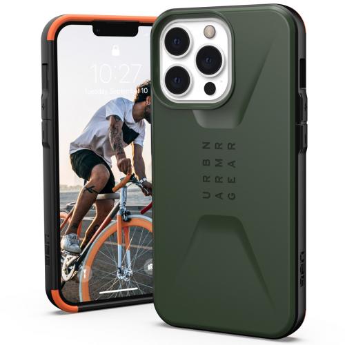 UAG Civilian Backcover voor de iPhone 13 Pro - Olive