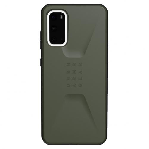 UAG Civilian Backcover voor de Samsung Galaxy S20 - Olive