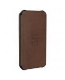 UAG - iPhone 12 mini Hoesje - Book Case Metropolis Leer Bruin