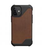 UAG Metropolis LT Backcover voor de iPhone 12 Mini - Leather Brown