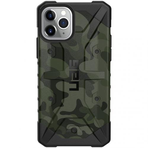UAG Pathfinder Backcover voor de iPhone 11 Pro - Forest Camo Black