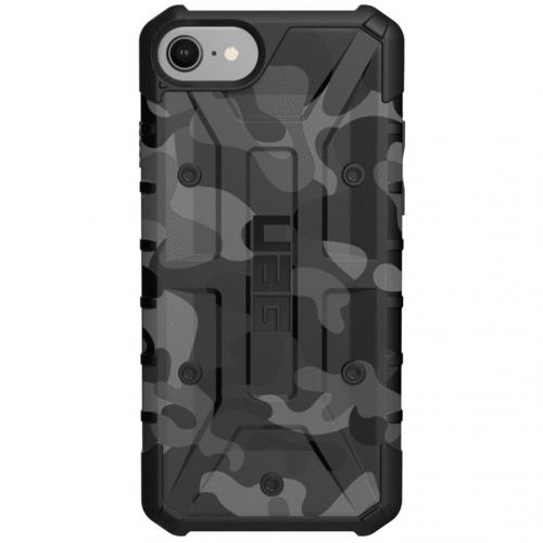 UAG Pathfinder Backcover voor iPhone SE (2022 / 2020) / 8 / 7 / 6(s) - Midnight Camo