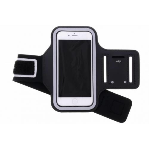 Zwarte sportarmband voor de iPhone SE (2022 / 2020) / 8 / 7 / 6(s)